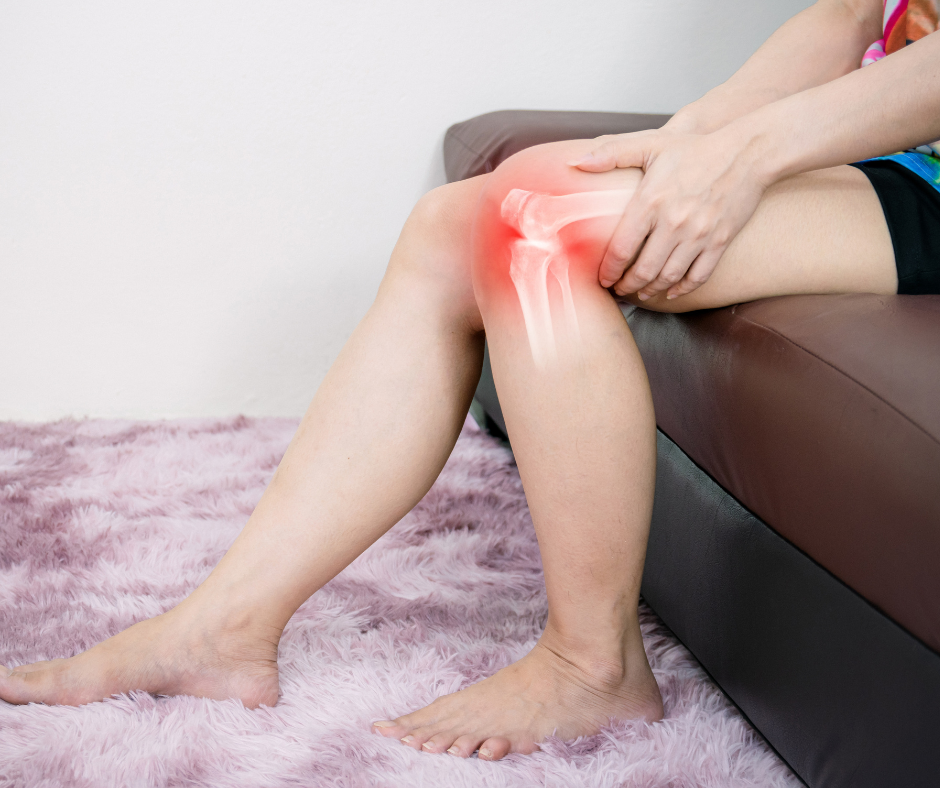 Osteoarthritis in the left knee