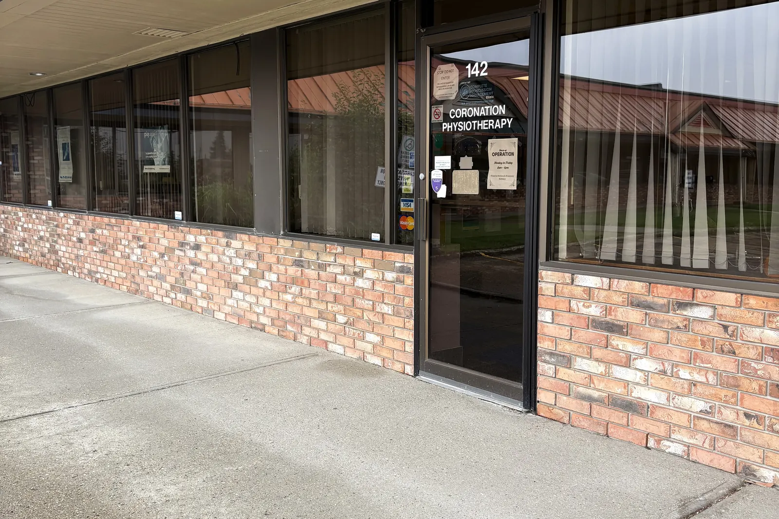 Street level entrance to Unit 142 at 14315 118 Avenue